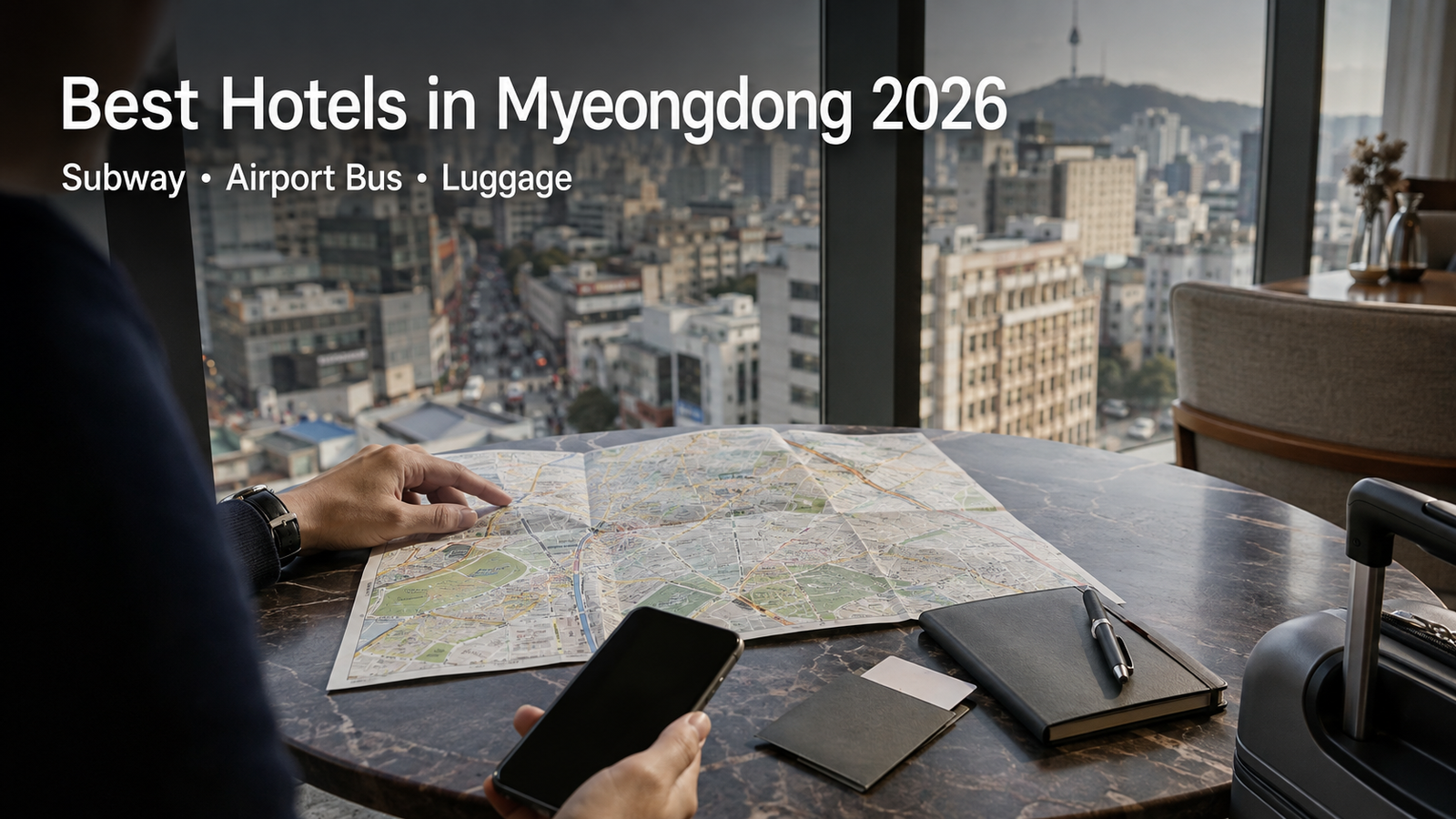 Best hotels in Myeongdong 2026 guide comparing subway access, airport bus and luggage convenience