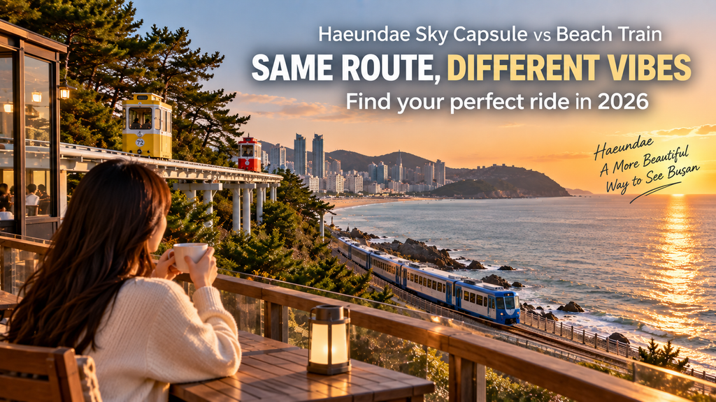 Haeundae Sky Capsule experience with coastal views over Busan